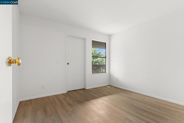 interior space with wood-type flooring