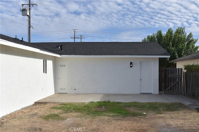 exterior space featuring a patio