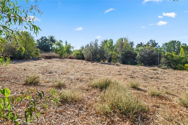 view of nature with a rural view