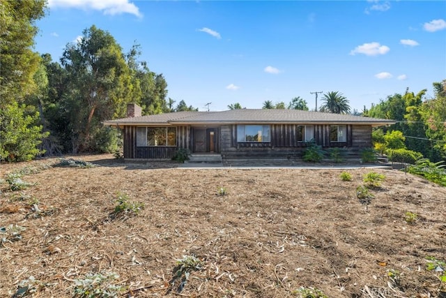 view of ranch-style house