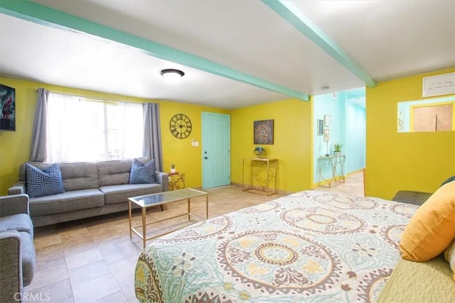 view of tiled bedroom