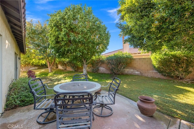 view of patio