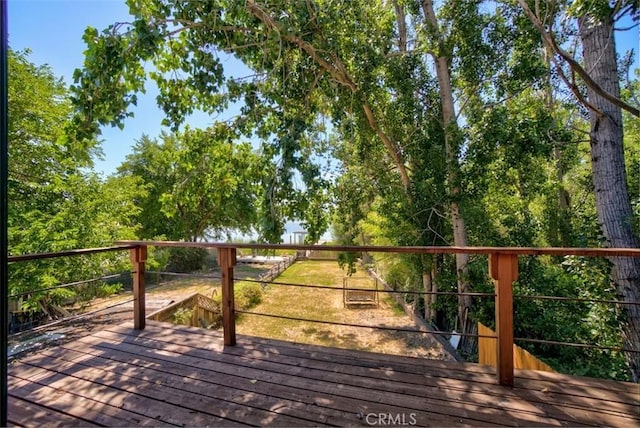 view of deck