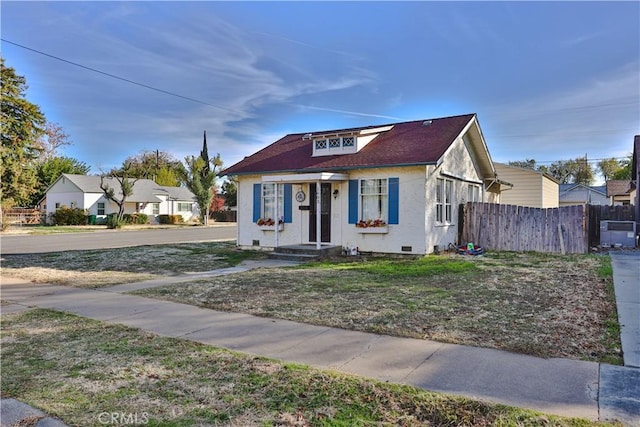 view of bungalow