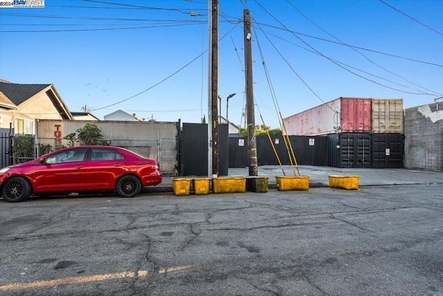 view of car parking