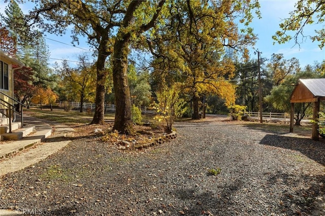 view of yard