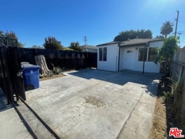 exterior space with a patio