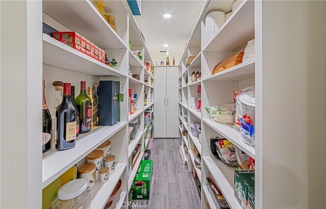 view of pantry