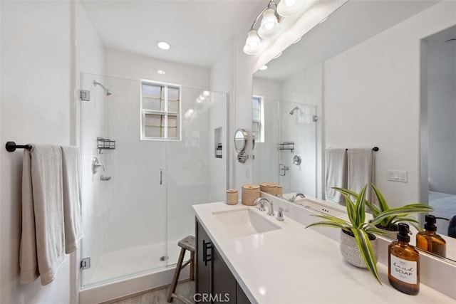 20 Jaripol Cir, Rancho Mission Viejo, CA 92694 - full bath featuring vanity and a shower stall