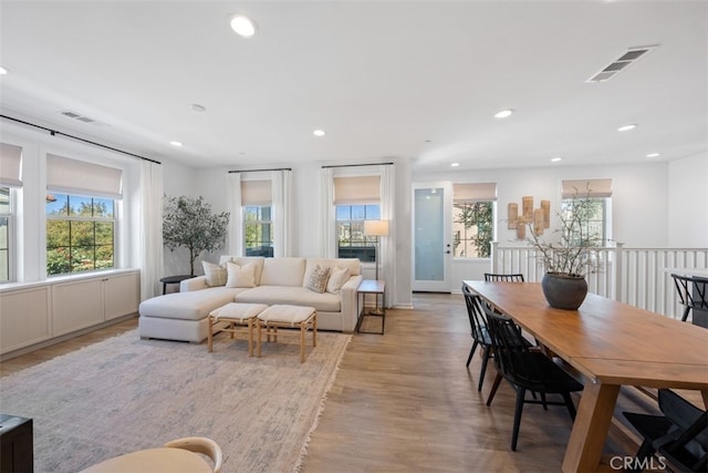 20 Jaripol Cir, Rancho Mission Viejo, CA 92694 - living room featuring a wealth of natural light, visible vents, and recessed lighting