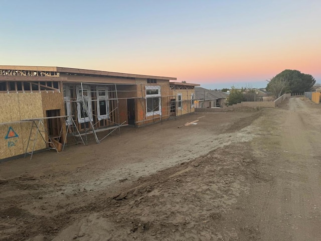 view of horse barn