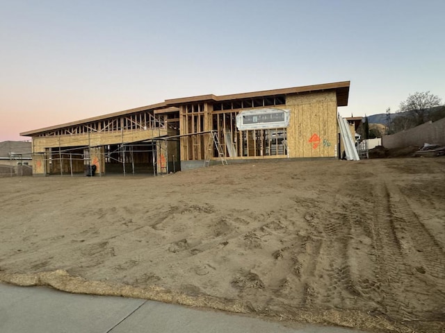 view of horse barn