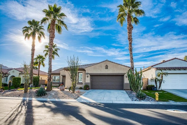 ranch-style house with a garage