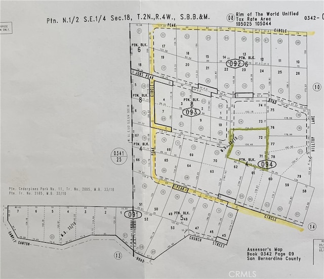 0 Peak Cir, Cedarpines Park CA, 92322 land for sale