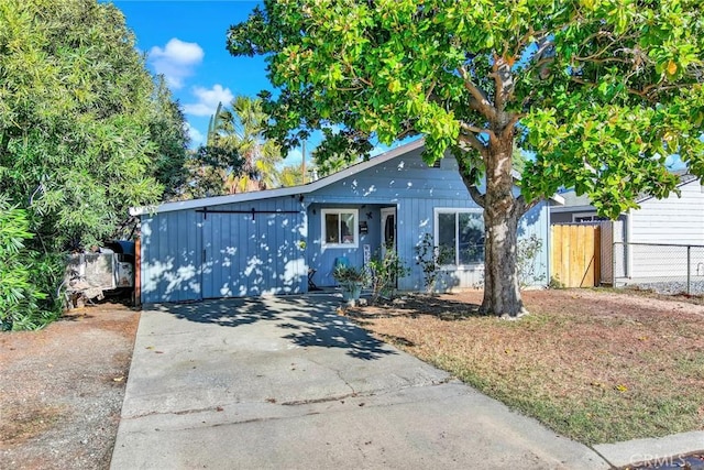 view of bungalow-style home