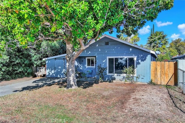 view of bungalow-style home