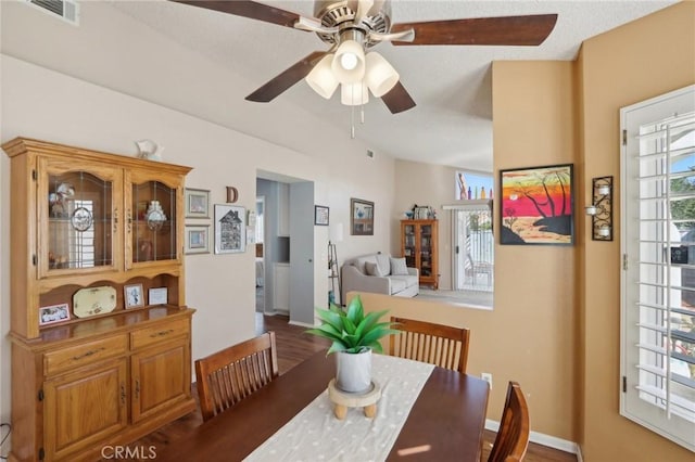 dining room featuring dark hardwood / wood-style floors