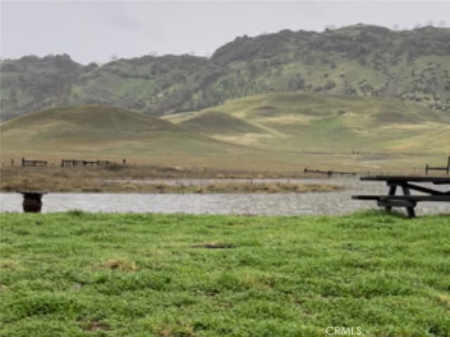 property view of mountains featuring a rural view