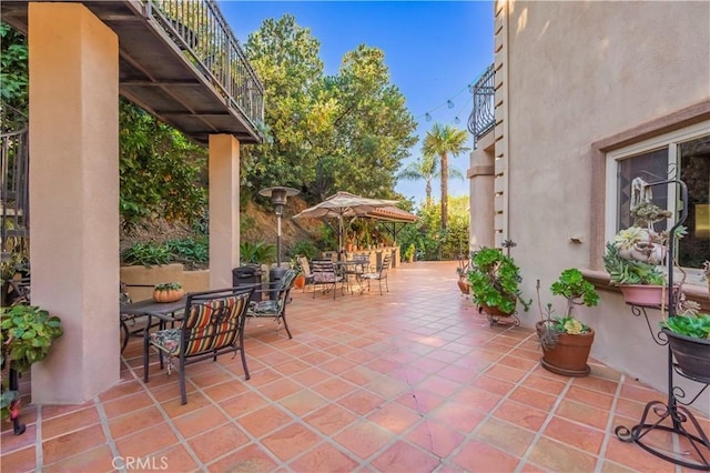 view of patio