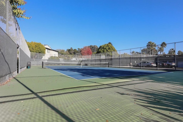 view of sport court