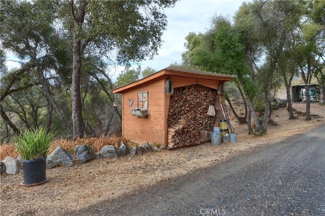 view of side of property