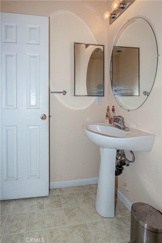 bathroom featuring tile patterned floors