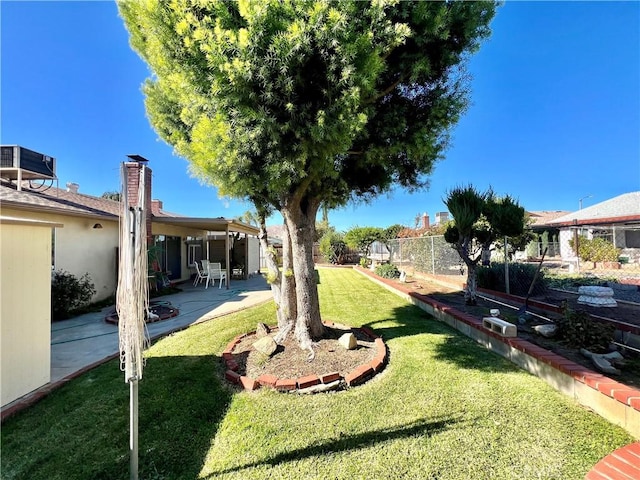 view of yard featuring a patio