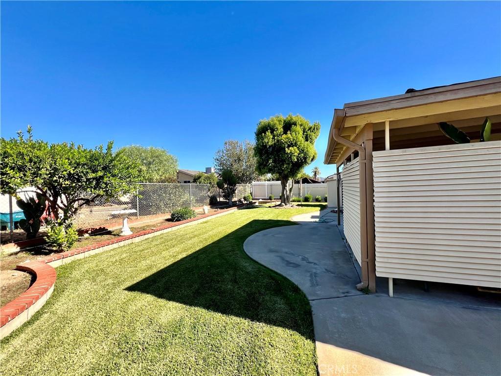 view of yard featuring a patio area