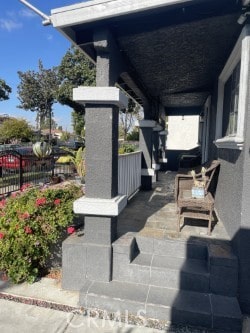 view of patio / terrace with covered porch