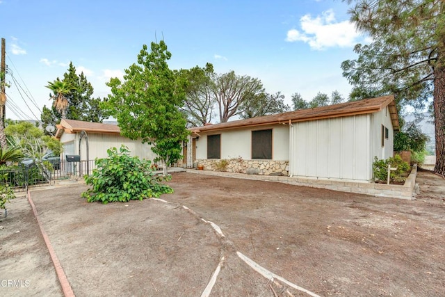 view of front of home