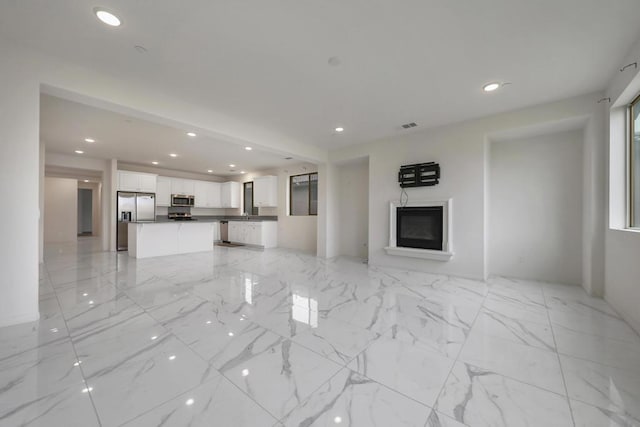 view of unfurnished living room