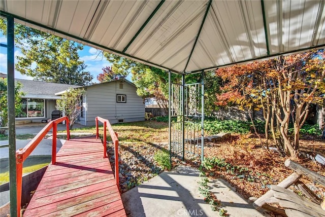1938 Colusa, Corning, CA 96021 - wooden terrace featuring area for grilling