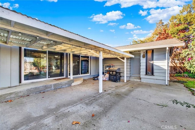 exterior space featuring a patio