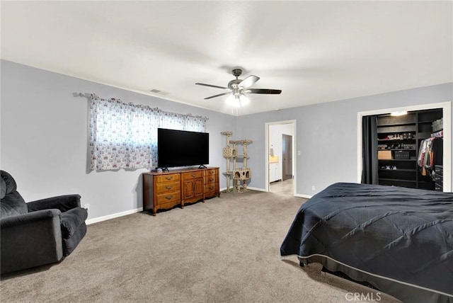 1938 Colusa, Corning, CA 96021 - bedroom with carpet floors and ceiling fan