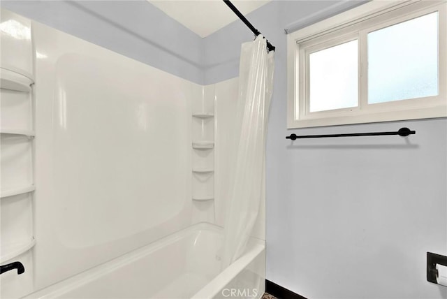 1938 Colusa, Corning, CA 96021 - full bath with shower / tub combo with curtain and baseboards