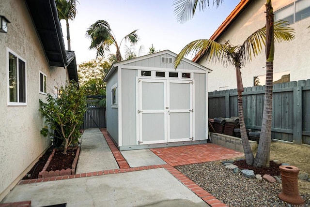 view of outbuilding