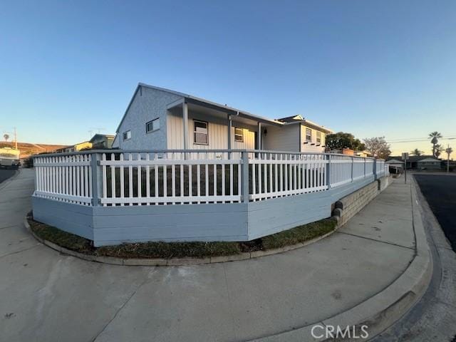 view of rear view of house