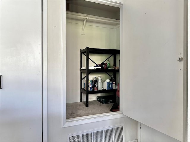 view of closet