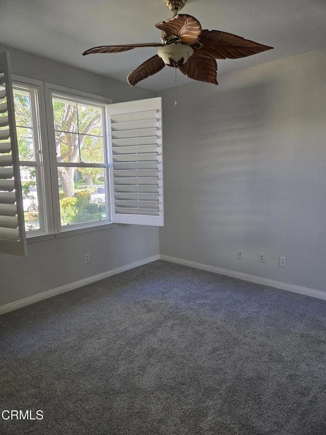 empty room with carpet floors