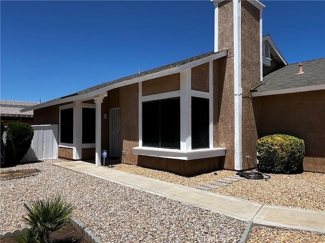 view of rear view of property