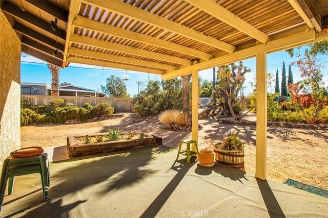 view of patio