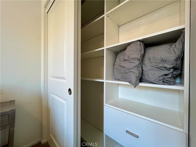 view of closet