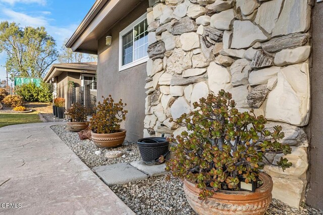 view of property exterior featuring stucco siding