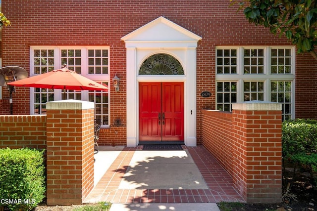 view of property entrance