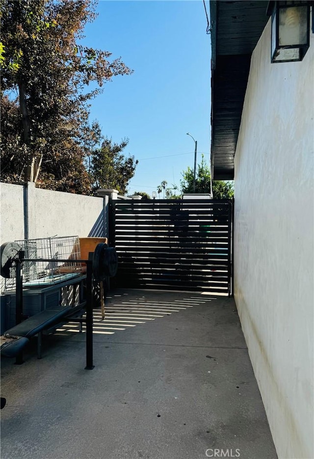 view of patio