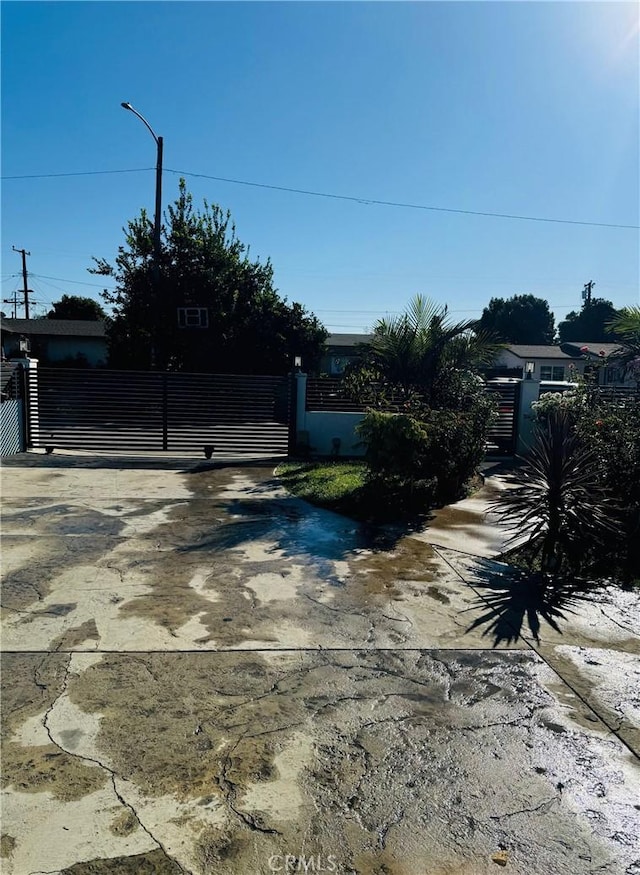 view of property hidden behind natural elements