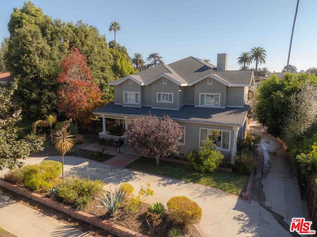 view of front of home