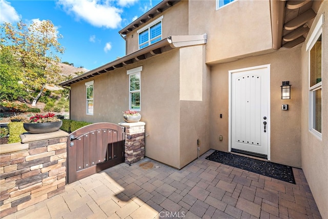 view of entrance to property