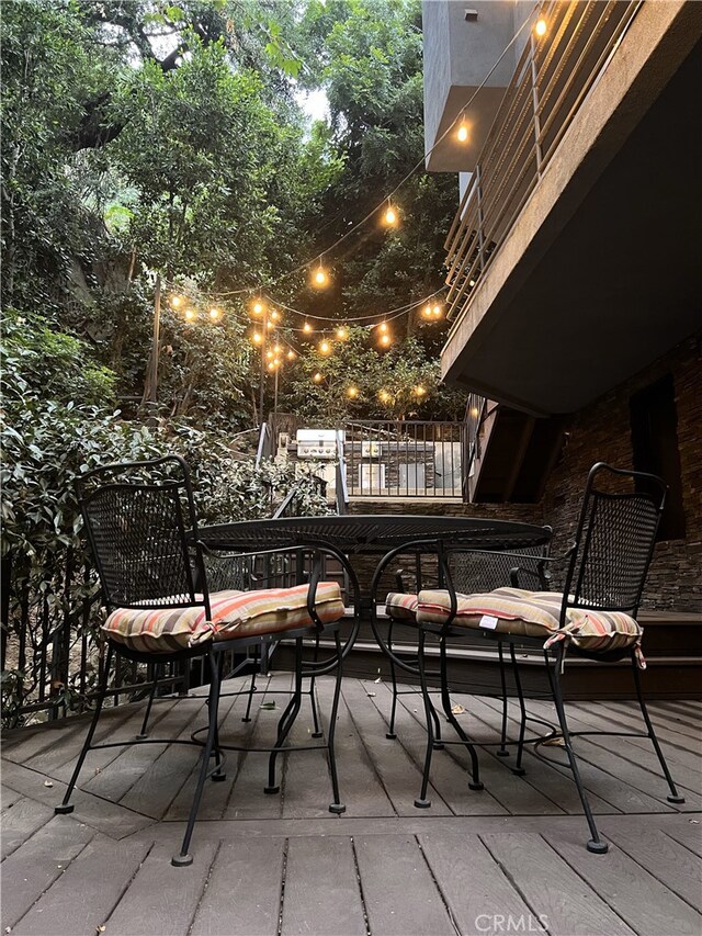 2355 N Beverly Glen Blvd, Los Angeles, CA 90077 - view of patio / terrace featuring outdoor dining space