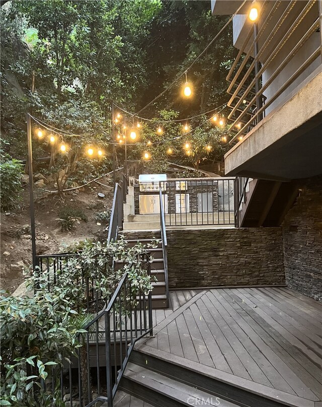 2355 N Beverly Glen Blvd, Los Angeles, CA 90077 - deck featuring stairs